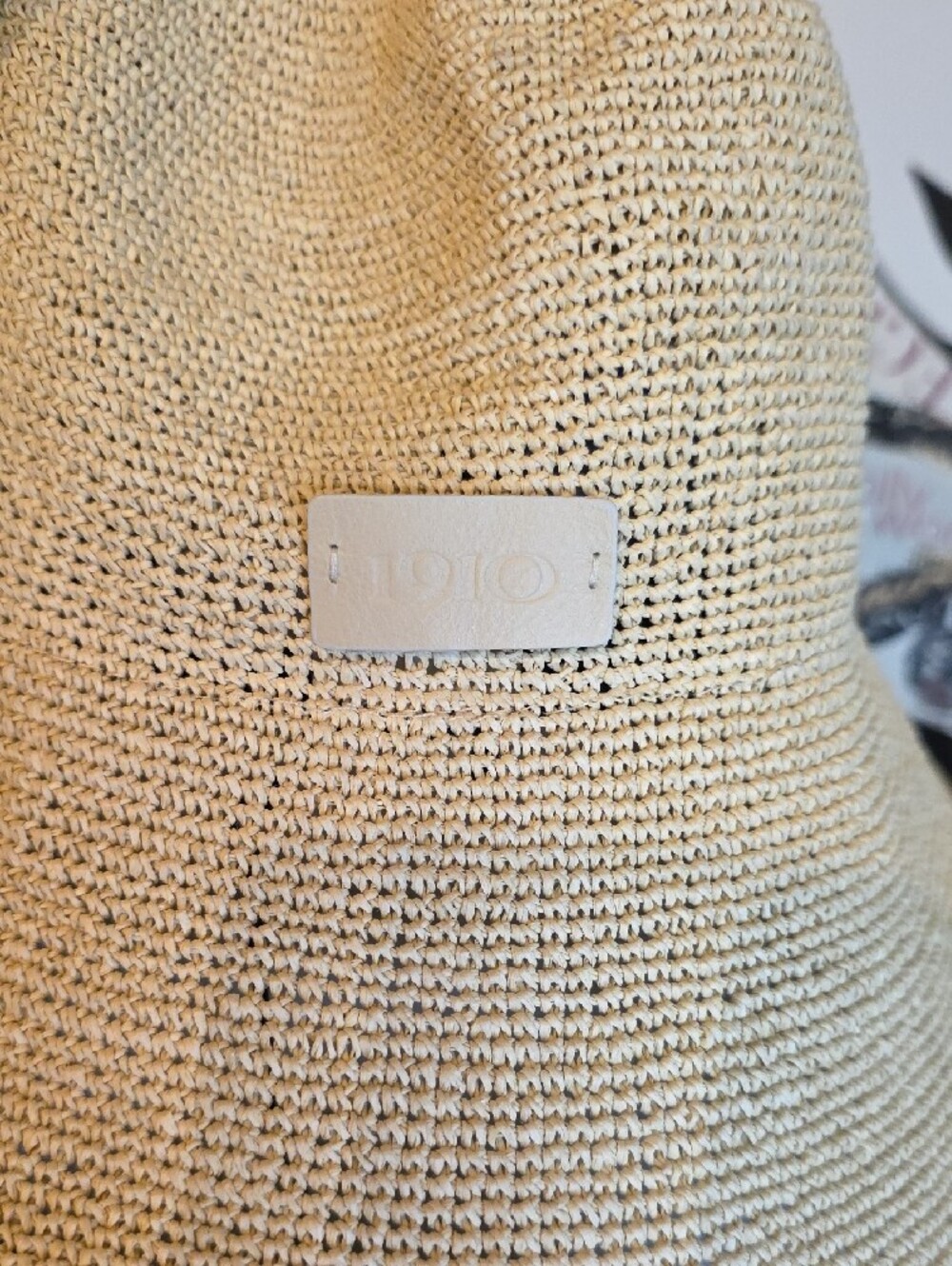NWT CATARZI 1910 ITALY Packable Beige Straw Sun Hat - Women's Beach Hat P25CAT17 - Picture 2 of 8